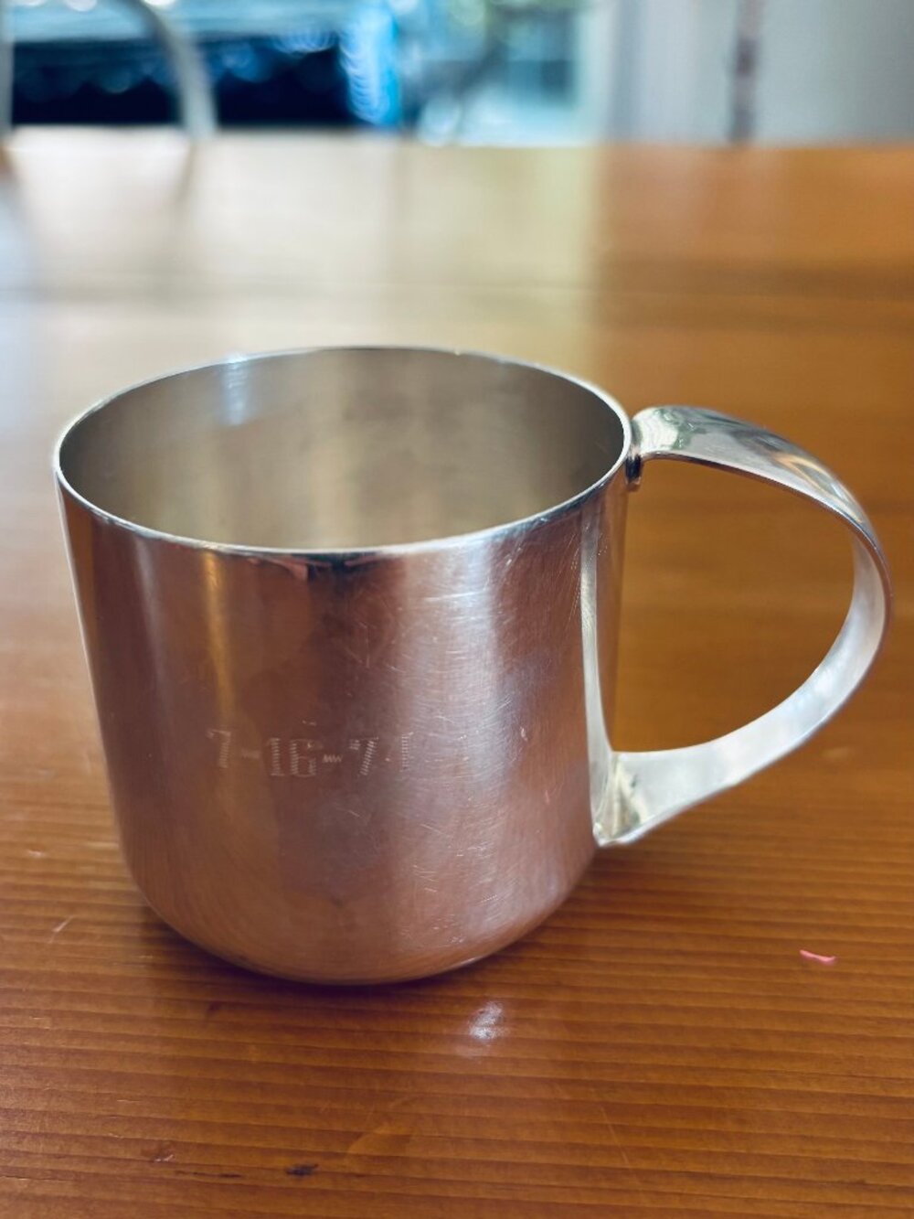 Vintage Napier silver plated cup